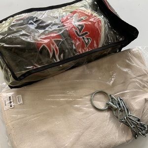Punching bag and boxing gloves